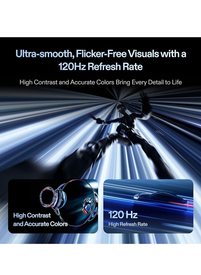 XREAL One Pro AR Glasses with X1 Chip, 3 Degrees of Freedom, 171°, 57° Viewing Angle, 120Hz, BOSE Sound, Sony OLED Display, 3 Modes Adjustment, Compatible with PS5, Nintendo Switch 2, iPhone 16/15, Steam Deck, PC, Android and iOS - Size M - Image 3